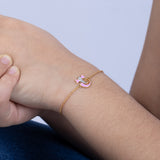 Pink Blessings Ganpati Bracelet