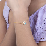 Blue Blessings Ganpati Bracelet