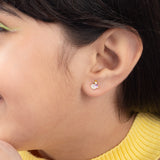 Sparkling Swans Studs