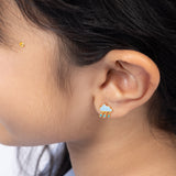 Breezy Clouds Studs