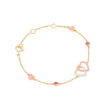 Love Loop Hearts Bracelet