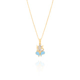 Blue Blessings Ganpati Pendant