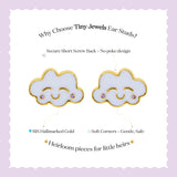 Dream in Clouds Studs