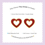 Lil Heart Lovey Studs