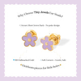 Lavender Bloom Studs