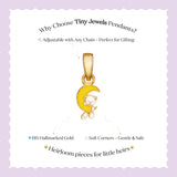 Crescent Bear Pendant