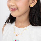 Peachy Sunny Bloom Neckchain