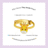 Gentle Giraffe Ring