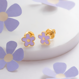 Lavender Bloom Studs