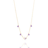 Floral Swan Hanging Neckchain