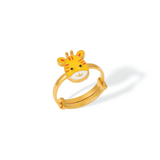 Gentle Giraffe Ring
