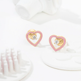 Love Loop Heart Studs