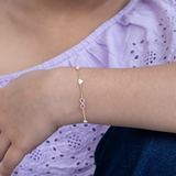 Infinite Loops & Hearts Bracelet
