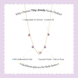 Floral Swan Hanging Neckchain